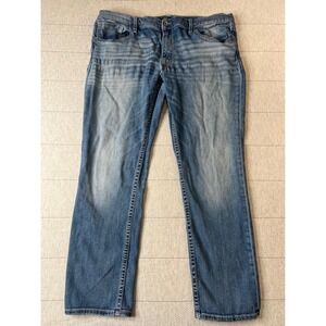 BKE Mason Athletic Fit Light Wash Stretch Jeans Mens 42x32
